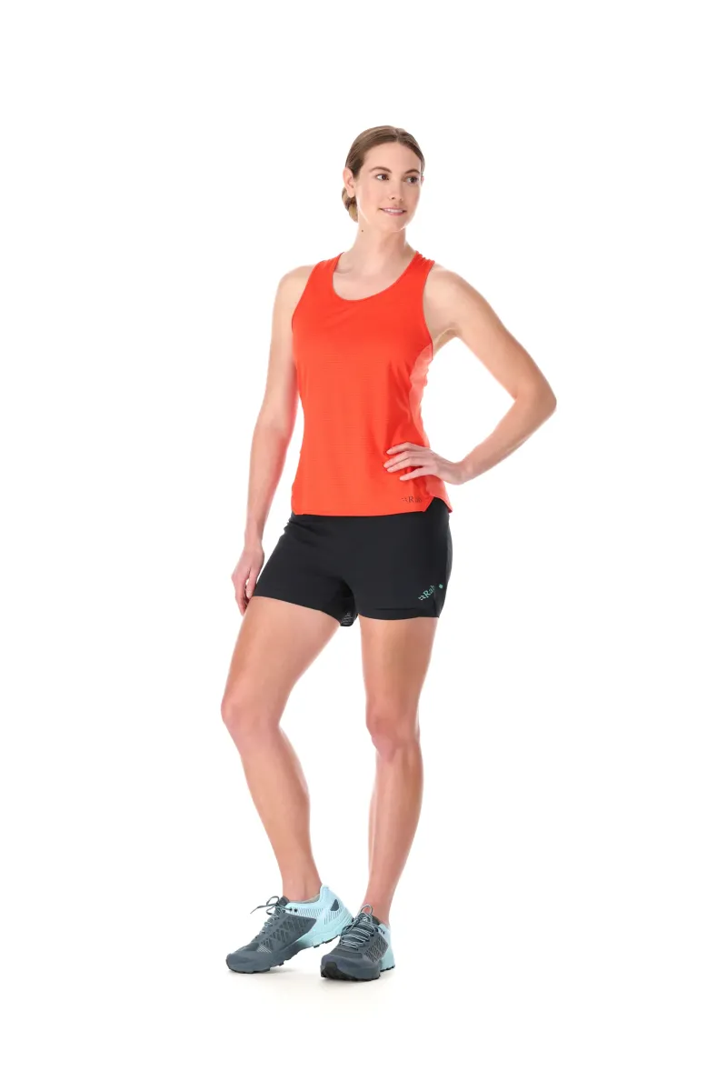 Rab T-Shirts & Baselayers-Womens Sonic Ultra Vest - Red Grapefruit-Reef