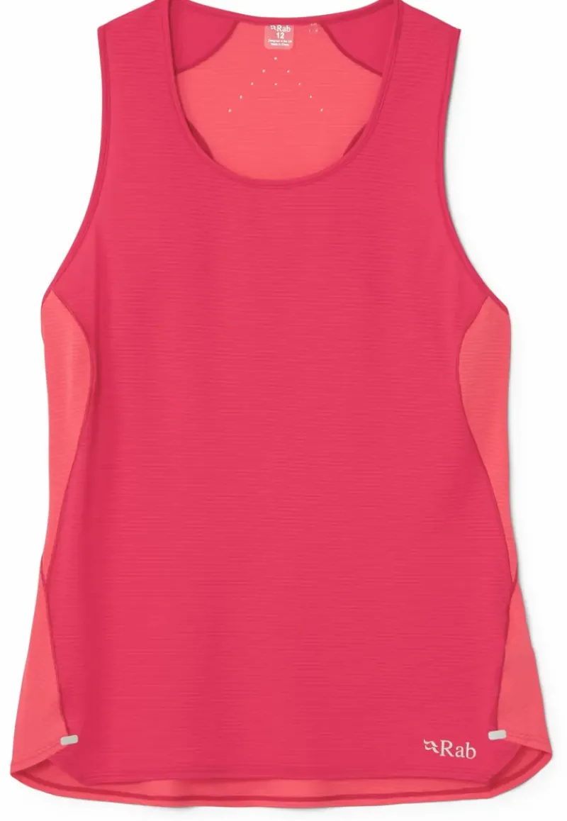 Rab T-Shirts & Baselayers-Womens Sonic Ultra Vest - Watermelon-Hibiscus