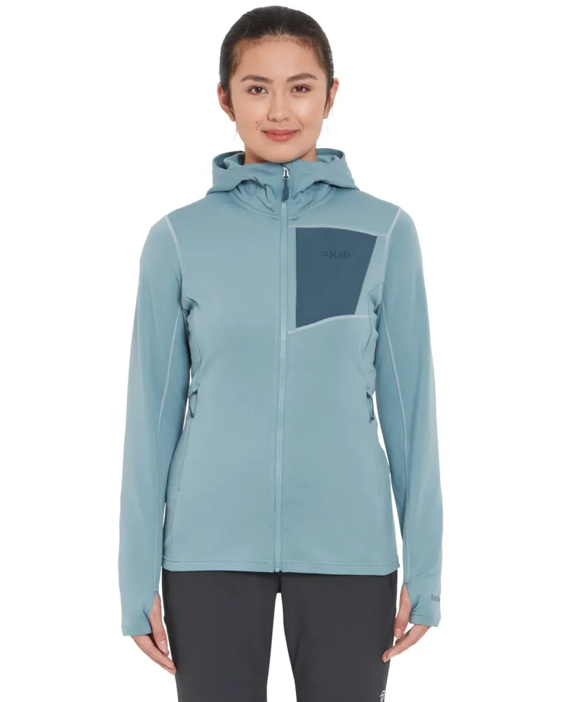 Rab Fleece & Mid Layer-Womens Superflux Hoody - Citadel
