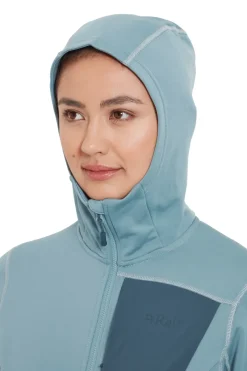Rab Fleece & Mid Layer-Womens Superflux Hoody - Citadel