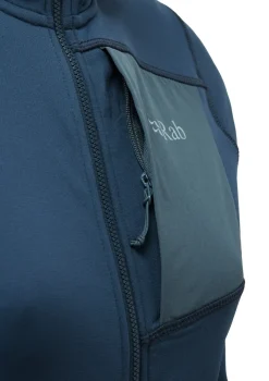 Rab Fleece & Mid Layer-Womens Superflux Hoody - Tempest Blue