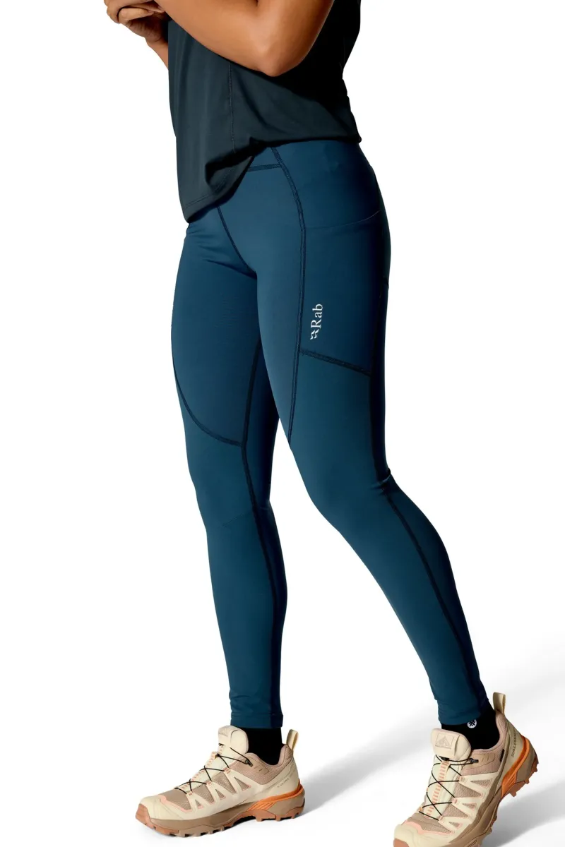 Rab Trousers & Leggings-Womens Torque Tights - Tempest Blue