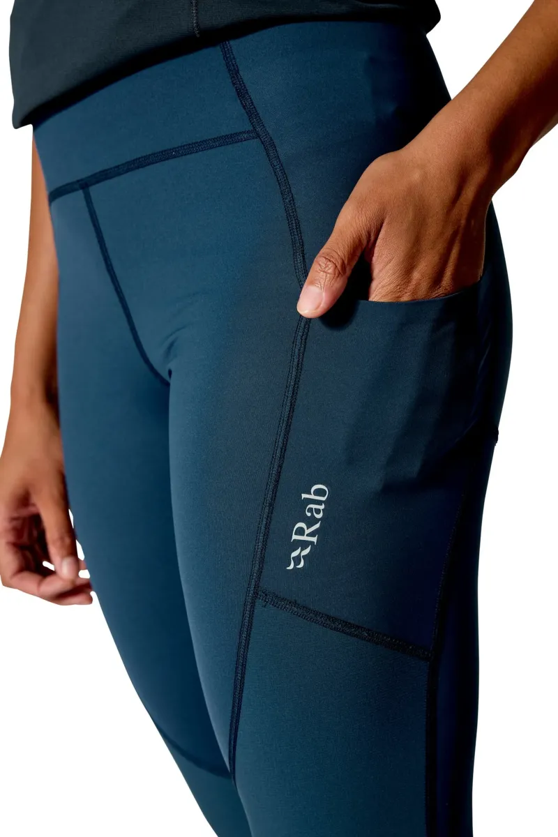 Rab Trousers & Leggings-Womens Torque Tights - Tempest Blue