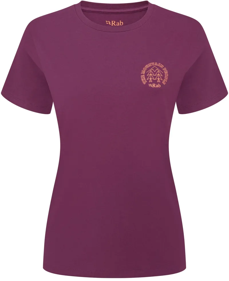 Rab T-Shirts & Baselayers-Womens Tuku Cirque Tee - Mulberry