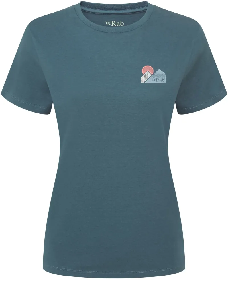 Rab T-Shirts & Baselayers-Womens Tuku Vista Tee - Orion Blue