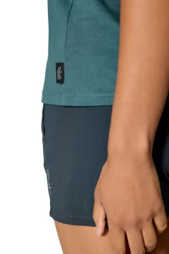 Rab T-Shirts & Baselayers-Womens Tuku Vista Tee - Orion Blue