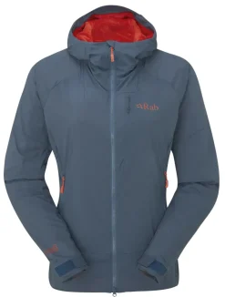 Rab Softshell Jackets-Womens Vapour-Rise Summit Jacket - Orion Blue