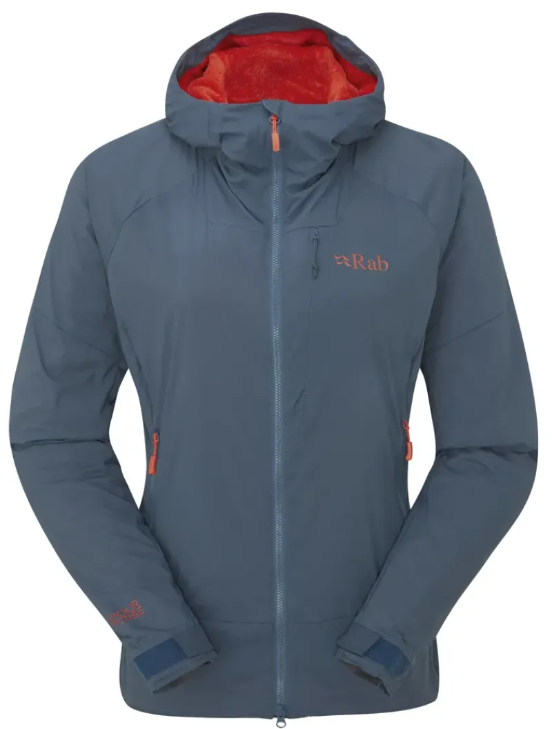 Rab Softshell Jackets-Womens Vapour-Rise Summit Jacket - Orion Blue
