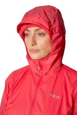 Rab Windshirts-Womens Vital Hoody - Hibiscus