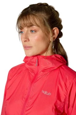 Rab Windshirts-Womens Vital Hoody - Hibiscus