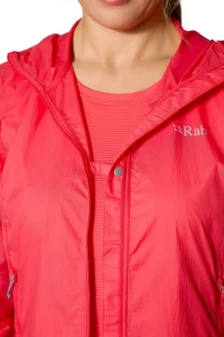 Rab Windshirts-Womens Vital Hoody - Hibiscus