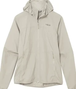 Rab Windshirts-Womens Windgather Hoody - Pebble