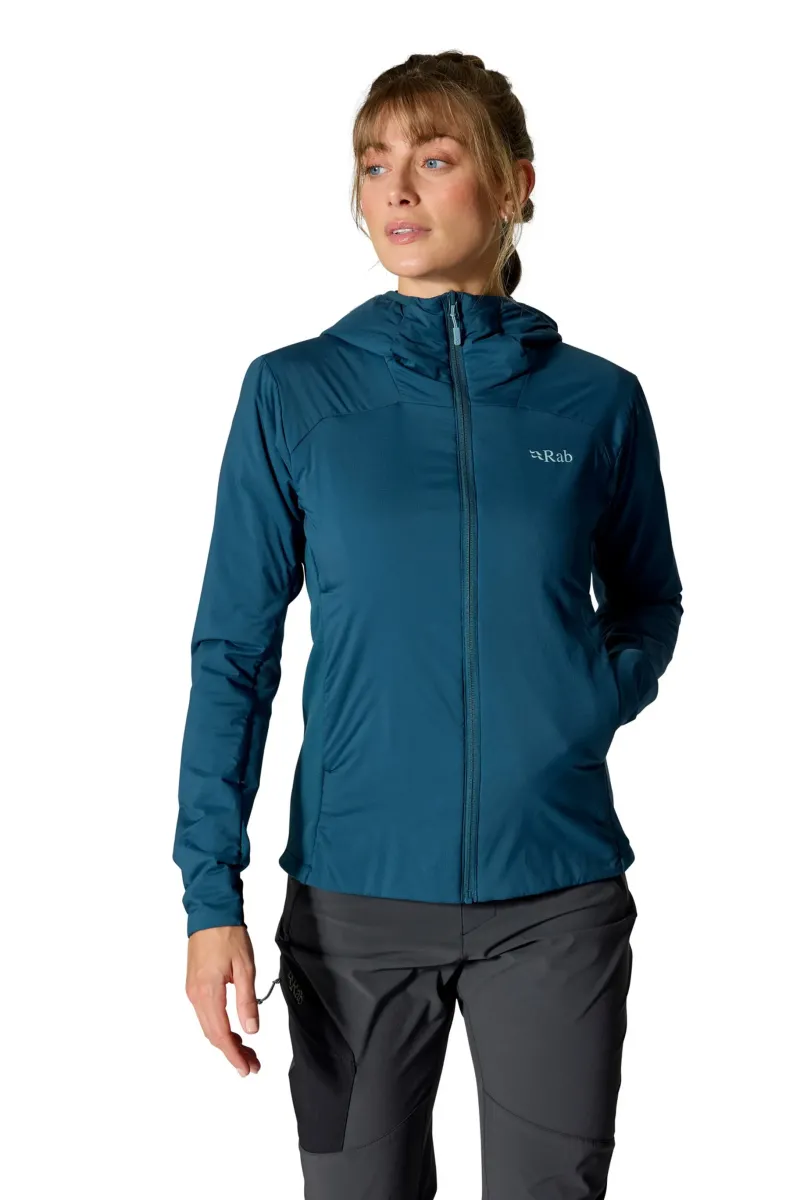 Rab Insulated Jackets-Womens Xenair Alpine Flex Jacket - Tempest Blue
