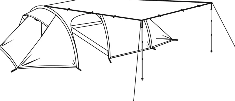 Robens Tarps & Shelters-Trail Tarp 3 x 3m