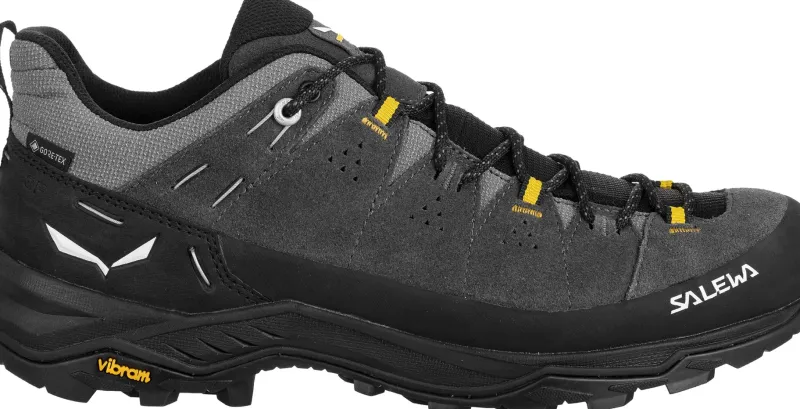 Salewa Hiking Shoes & Boots|Approach Shoes-Mens Alp Trainer 2 GTX Shoes - Onyx-Black