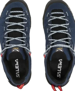 Salewa Hiking Shoes & Boots|Approach Shoes-Womens Alp Trainer 2 GTX Shoes - Dark Denim-Black