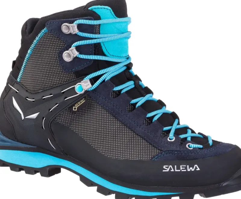 Salewa Mountain Boots-Womens Crow GTX Boots - Premium Navy-Ethernal Blue
