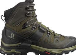 Salomon Hiking Shoes & Boots|Hiking Boots-Mens Quest 4 GTX Boots - Olive Night-Peat-Safari