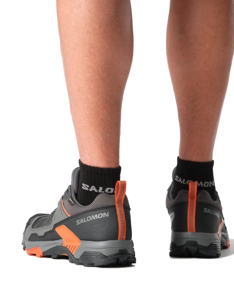 Salomon Hiking Shoes & Boots|Walking Shoes-Mens X Ultra 5 GTX Shoe - Asphalt-Castlerock-Burnt Ochre