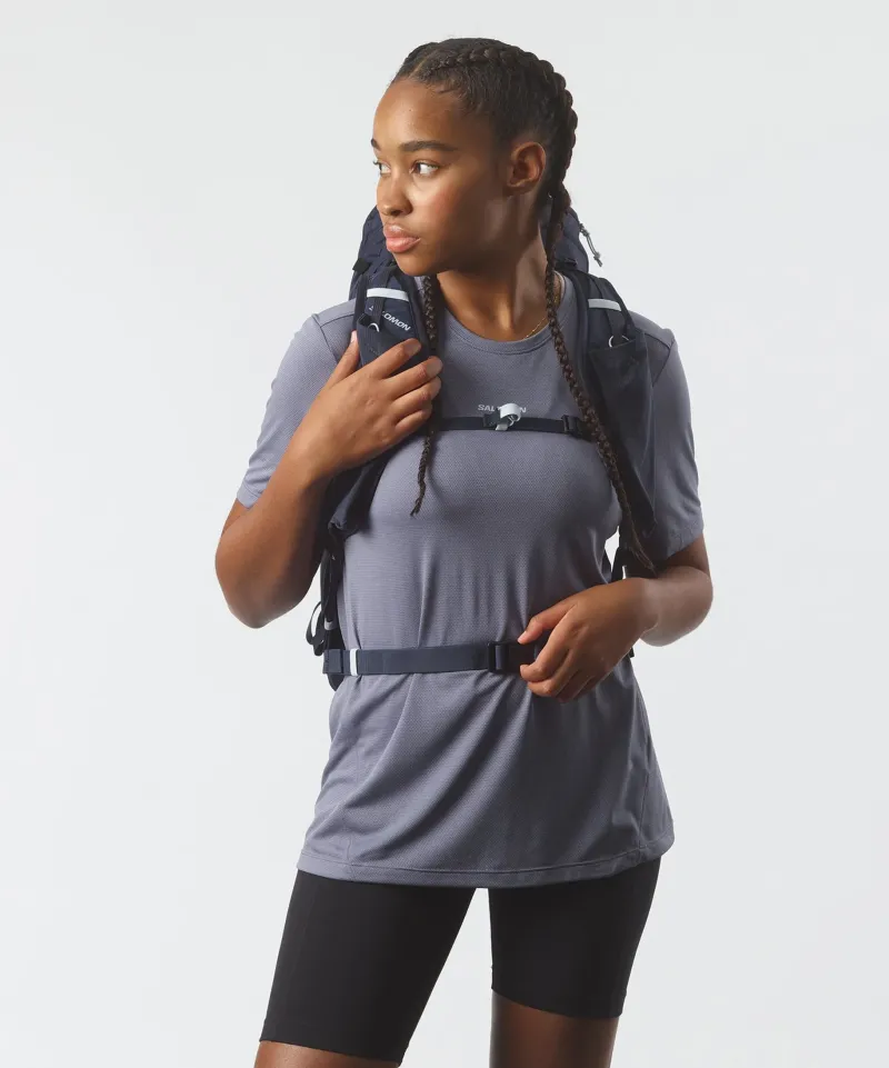 Salomon Day Packs-Womens Aerotrek 18 Rucksack - Maritime Blue-Mood Indigo-Ballad Blue