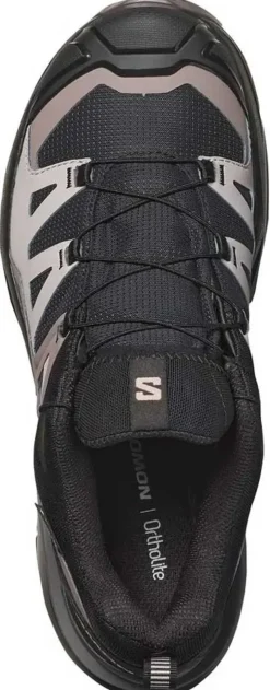 Salomon Hiking Shoes & Boots|Walking Shoes-Womens X Ultra 360 GTX Shoes - Black-Plum Kitten-Shale