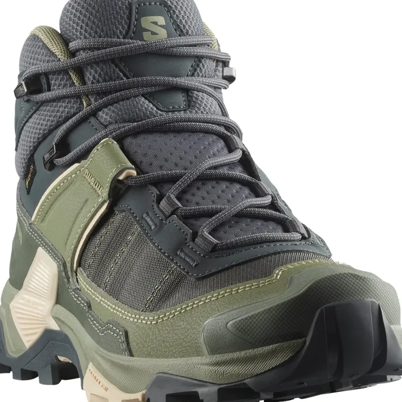 Salomon Hiking Shoes & Boots|Mid Height Boots-Womens X Ultra 5 Mid GTX Shoe - Turbulence-Sedona Sage-Tender
