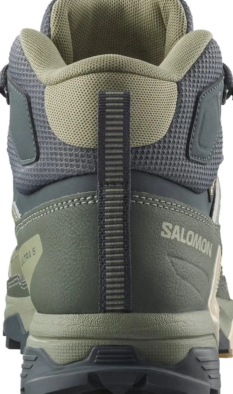 Salomon Hiking Shoes & Boots|Mid Height Boots-Womens X Ultra 5 Mid GTX Shoe - Turbulence-Sedona Sage-Tender
