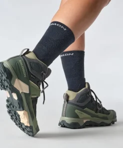Salomon Hiking Shoes & Boots|Mid Height Boots-Womens X Ultra 5 Mid GTX Shoe - Turbulence-Sedona Sage-Tender