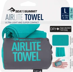 Sea To Summit Toiletries & Personal Hygiene-Airlite Towel - L - Baltic