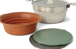 Sea To Summit Pots, Pans & Kettles-Detour Essentials Camp Kitchen Kit - 4 Piece