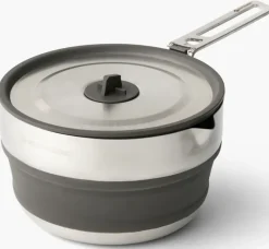 Sea To Summit Pots, Pans & Kettles-Detour Stainless Steel Collapsible Pouring Pot - 1.8L
