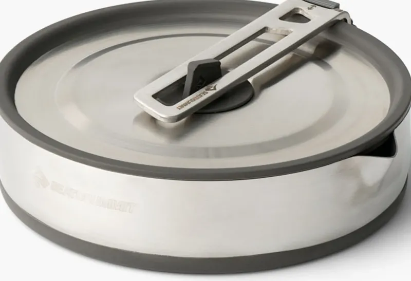 Sea To Summit Pots, Pans & Kettles-Detour Stainless Steel Collapsible Pouring Pot - 1.8L