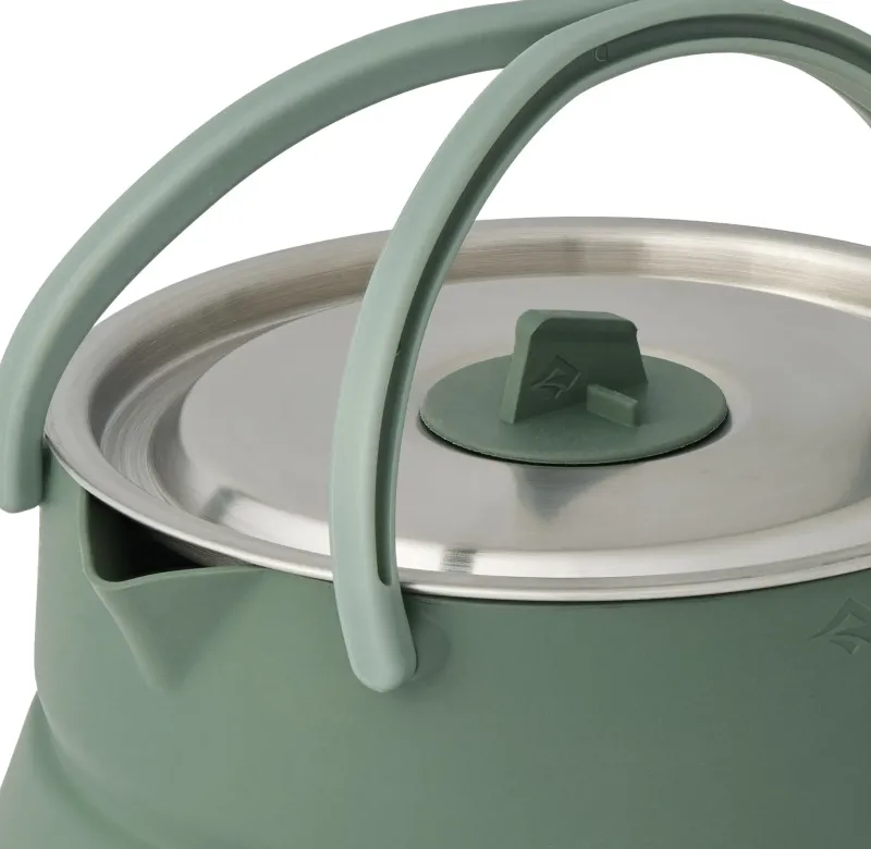 Sea To Summit Pots, Pans & Kettles-Detour Stainless Steel Collapsible Kettle - 1.6L