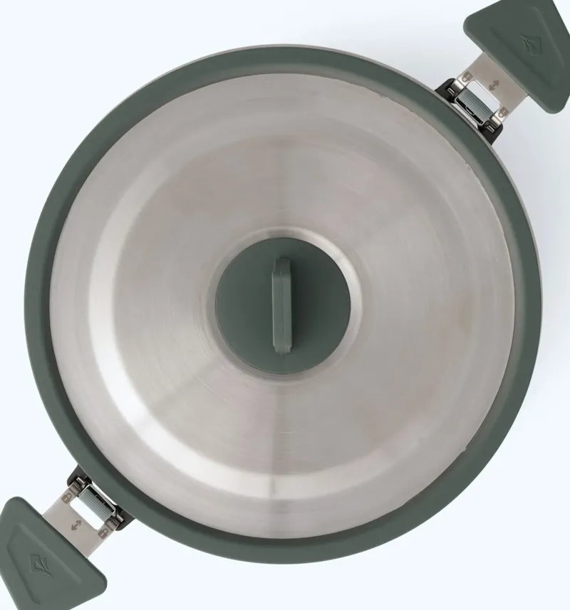 Sea To Summit Pots, Pans & Kettles-Detour Stainless Steel Collapsible Pot - 3L