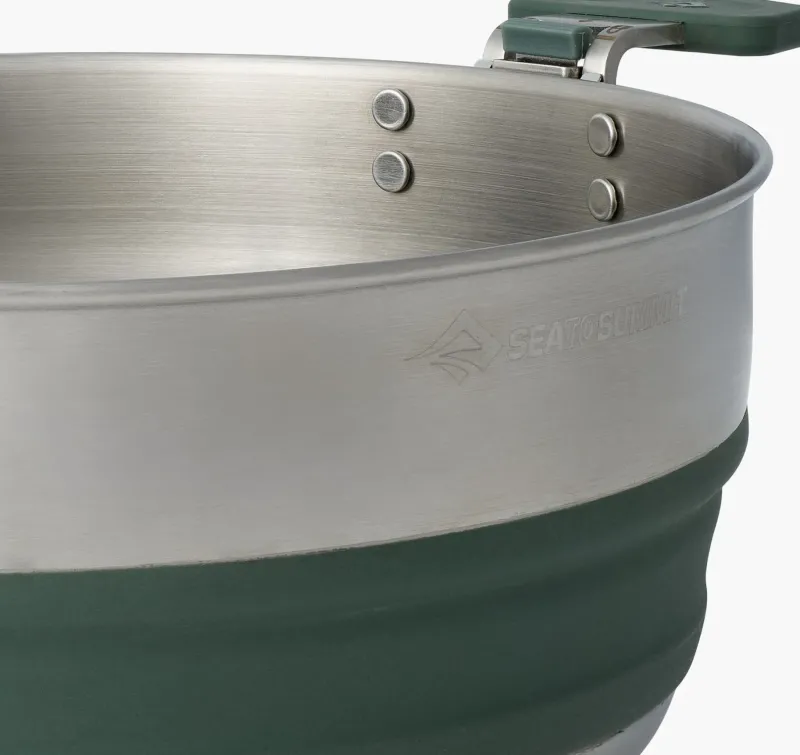 Sea To Summit Pots, Pans & Kettles-Detour Stainless Steel Collapsible Pot - 3L