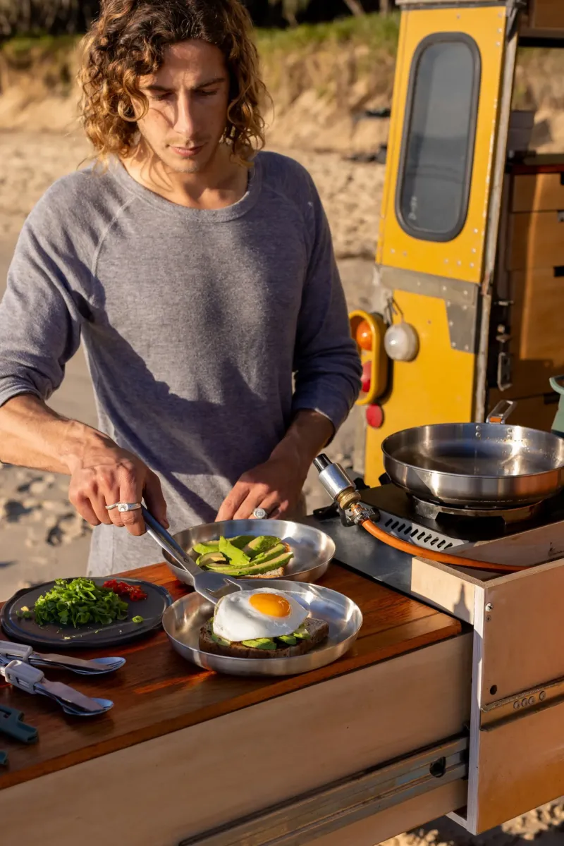 Sea To Summit Pots, Pans & Kettles-Detour Stainless Steel Pan - 10in