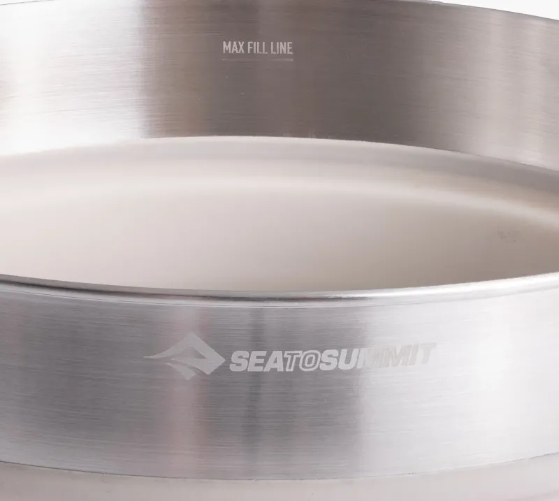 Sea To Summit Pots, Pans & Kettles-Detour Stainless Steel Collapsible Pot - 5L