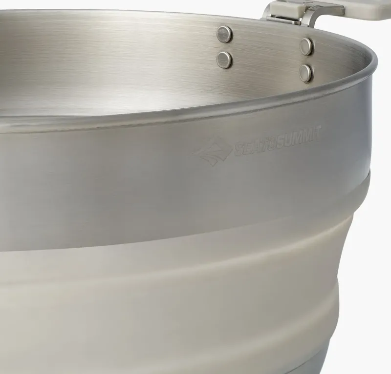 Sea To Summit Pots, Pans & Kettles-Detour Stainless Steel Collapsible Pot - 5L