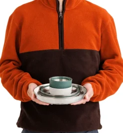 Sea To Summit Plates, Bowls, Cups & Utensils-Detour Stainless Steel Collapsible Dinnerware Set - 2P - 6 Piece