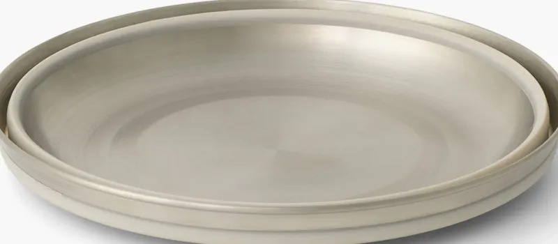 Sea To Summit Plates, Bowls, Cups & Utensils-Detour Stainless Steel Collapsible Bowl - L - Moonstruck