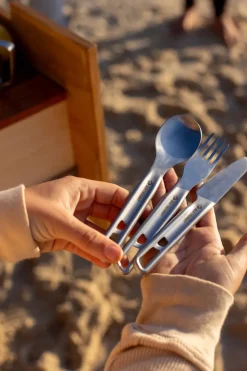 Sea To Summit Plates, Bowls, Cups & Utensils-Detour Stainless Steel Cutlery Set - 2P - 6 Piece