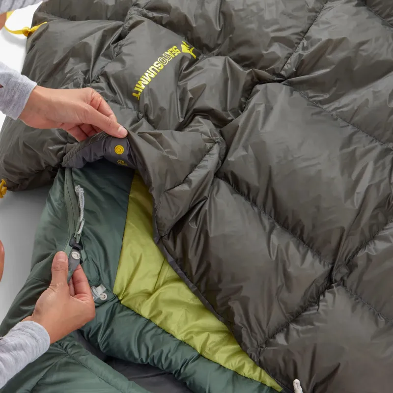 Sea To Summit Backpacking & Lightweight Sleeping Bags-Ember 7C Down Sleeping Quilt - Long