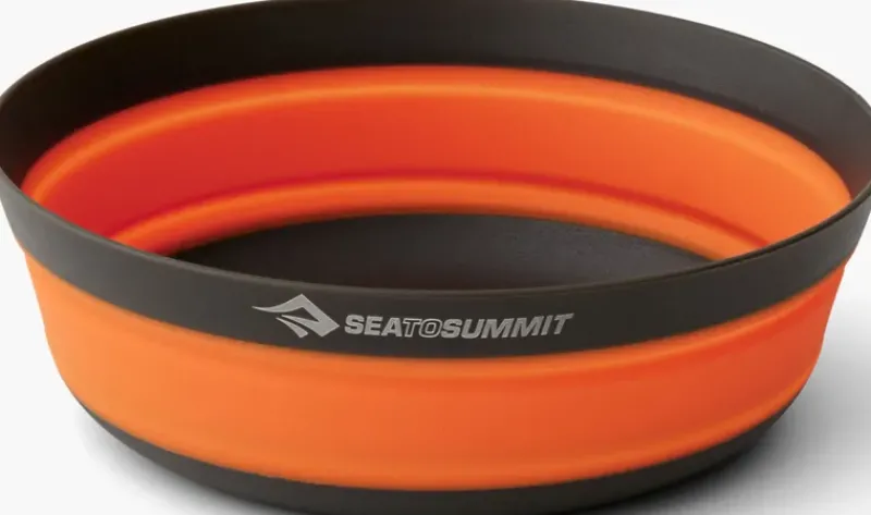 Sea To Summit Plates, Bowls, Cups & Utensils-Frontier UL Collapsible Bowl - M - Puffin Bill Orange