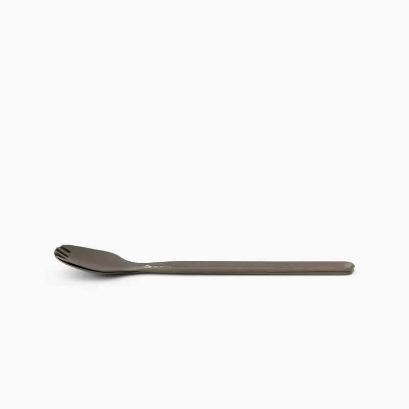 Sea To Summit Plates, Bowls, Cups & Utensils-Frontier UL Cutlery Set - 2 Piece Long Handle Spoon and Spork