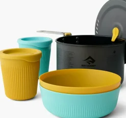 Sea To Summit Pots, Pans & Kettles-Frontier UL One Pot Cook Set - 2P - 5 Piece