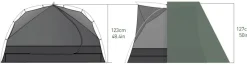 Sea To Summit Backpacking & Lightweight Tents-Ikos TR3 Tent - Laurel Wreath