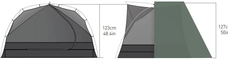 Sea To Summit Backpacking & Lightweight Tents-Ikos TR3 Tent - Laurel Wreath
