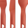 Sea To Summit Plates, Bowls, Cups & Utensils-Passage Cutlery Set - 3 Piece - Spicy Orange