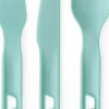 Sea To Summit Plates, Bowls, Cups & Utensils-Passage Cutlery Set - 3 Piece - Aqua Sea