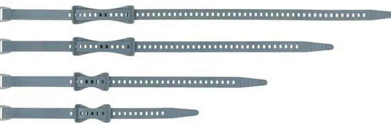Sea To Summit Buckles & Straps-Stretch-Loc Set - All Sizes x 20mm - 4 Pack - Dusk